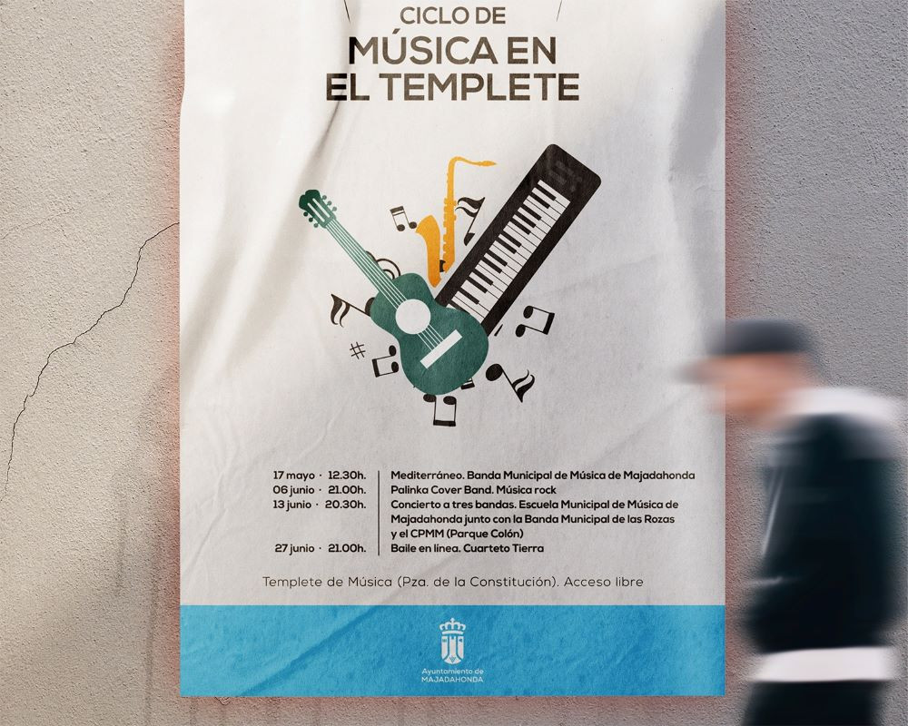 “Música en el Templete” llena Majadahonda de conciertos al aire libre con los ritmos de siempre