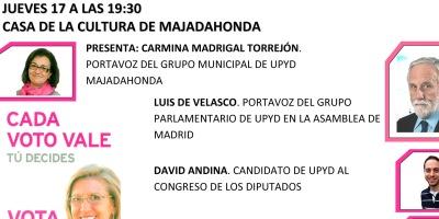UPyD prepara un acto de campaña para el próximo jueves UPyD prepara un acto de campaña para el próximo jueves