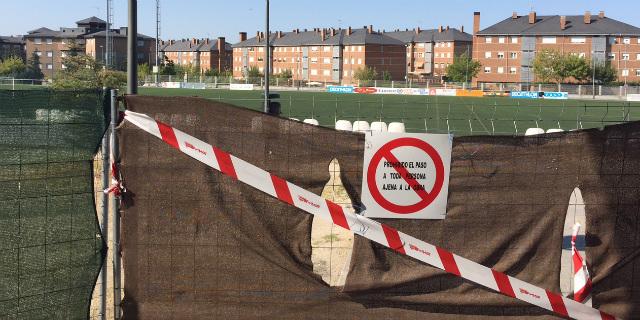 Los campos de fútbol de "La Oliva" comienzan sus obras de remodelación