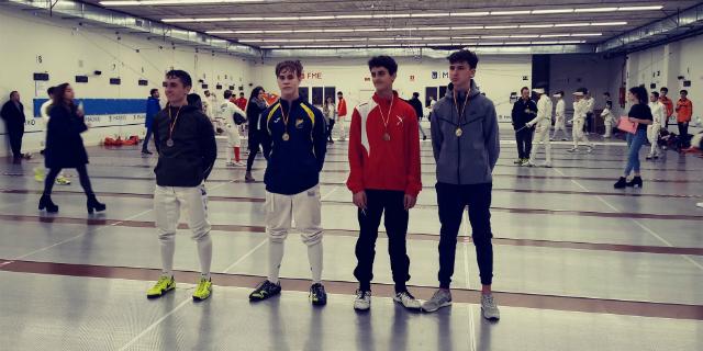Deportistas majariegos triunfan en hockey, atletismo y esgrima