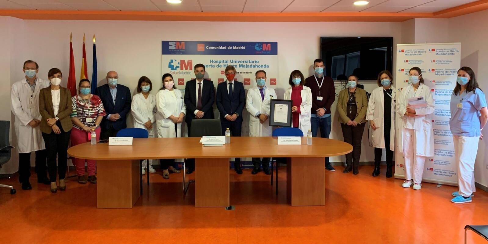 El Puerta de Hierro obtiene la certificación de AENOR por sus protocolos frente al COVID-19 El Puerta de Hierro obtiene la certificación de AENOR por sus protocolos frente al COVID-19