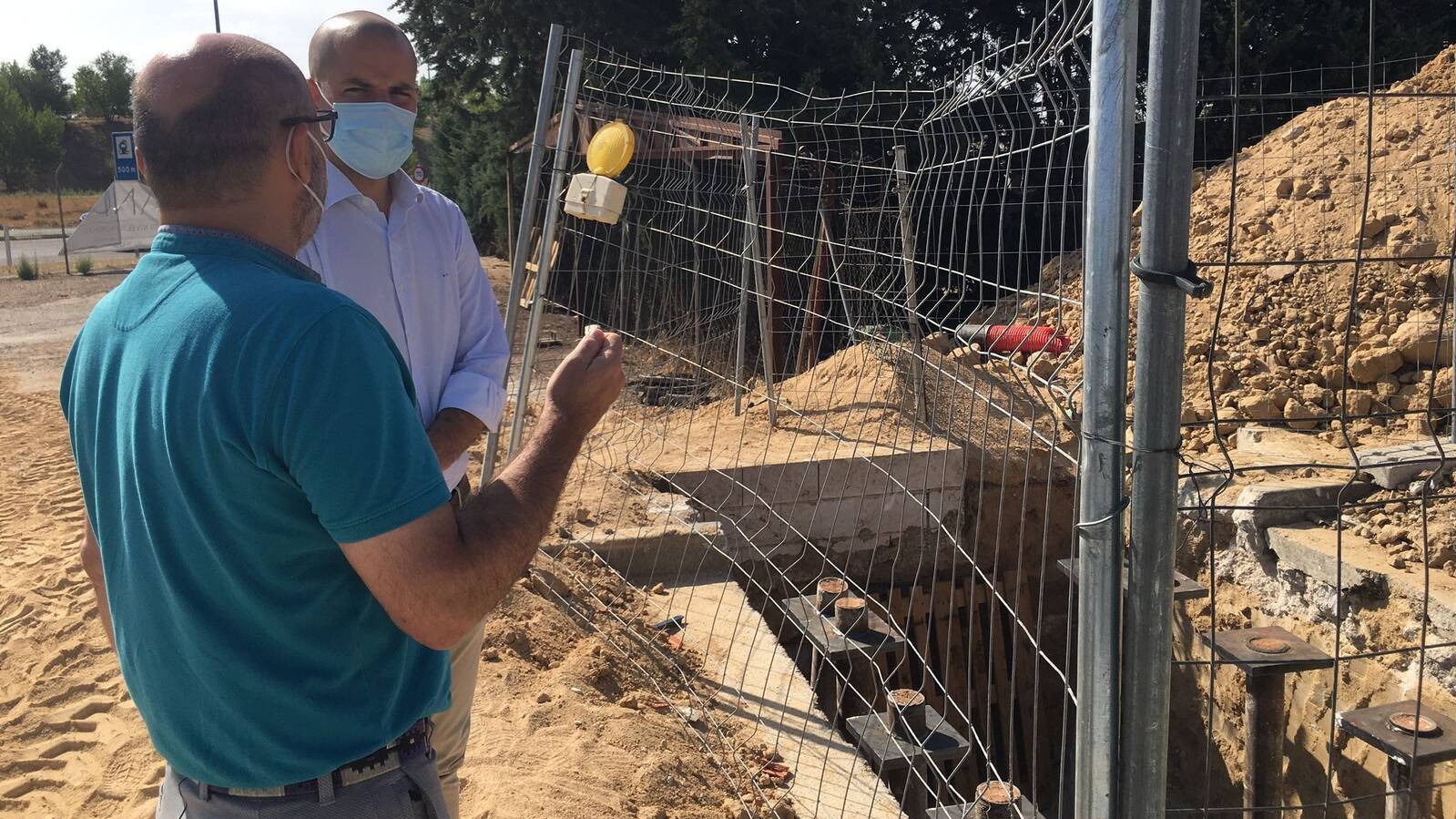 Avanzan las obras de la pasarela peatonal de Roza Martín en Majadahonda Avanzan las obras de la pasarela peatonal de Roza Martín en Majadahonda