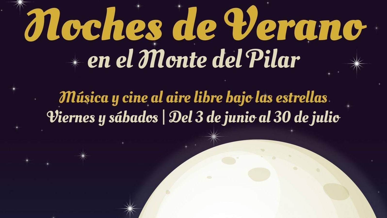 Conciertos y cine en las 'Noches de Verano en el Monte del Pilar'