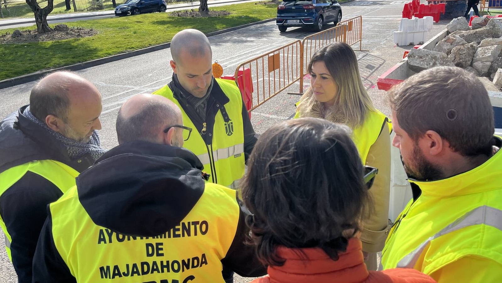 Comienzan las obras en la acera de la calle Norias de Majadahonda Comienzan las obras en la acera de la calle Norias de Majadahonda
