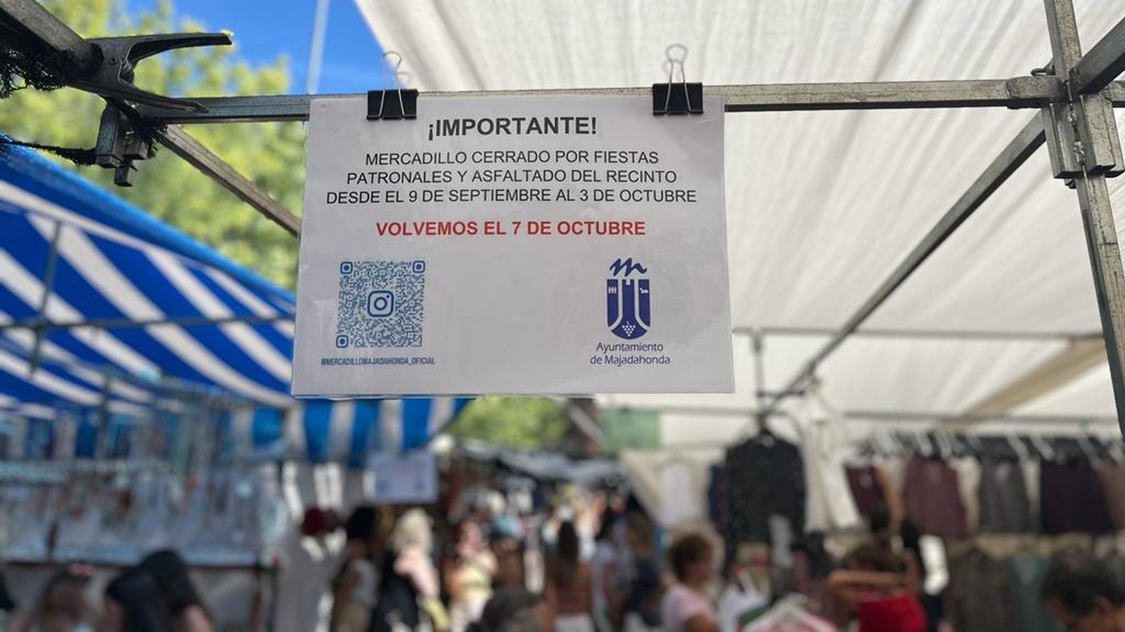 Majadahonda renovará el asfaltado del mercadillo tras las fiestas Majadahonda renovará el asfaltado del mercadillo tras las fiestas