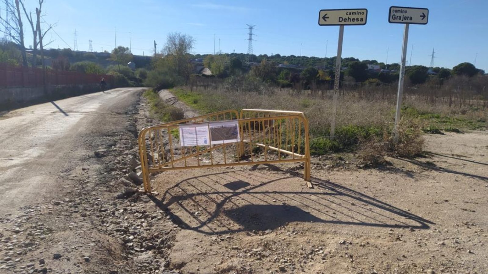 Majadahonda mejora la seguridad frente a riadas en el Camino de la Dehesa