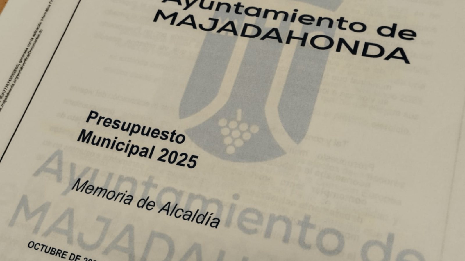 Majadahonda incrementará su presupuesto en 2025 más de un 8% manteniendo la estabilidad financiera Majadahonda incrementará su presupuesto en 2025 más de un 8% manteniendo la estabilidad financiera