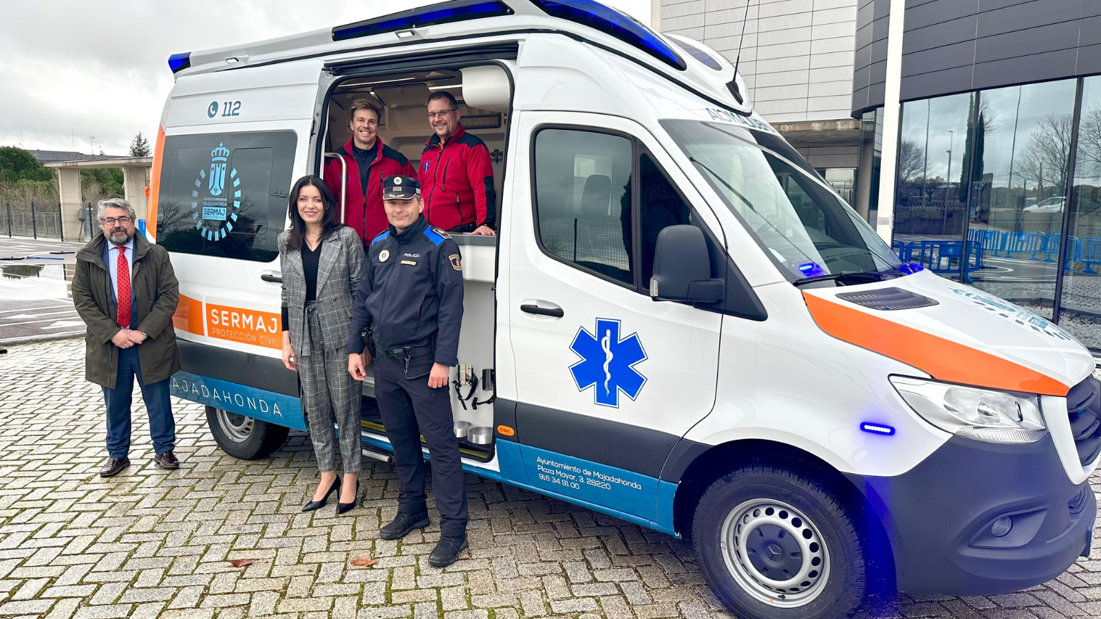Majadahonda incorpora una nueva ambulancia para reforzar las emergencias sanitarias Majadahonda incorpora una nueva ambulancia para reforzar las emergencias sanitarias