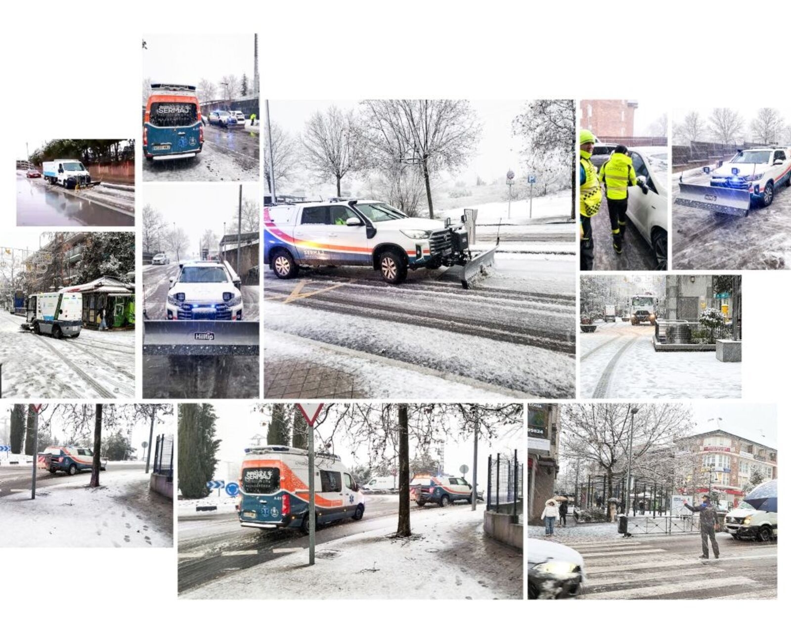 Majadahonda recupera la normalidad tras la nevada que activó un operativo especial con más de 160 efectivos