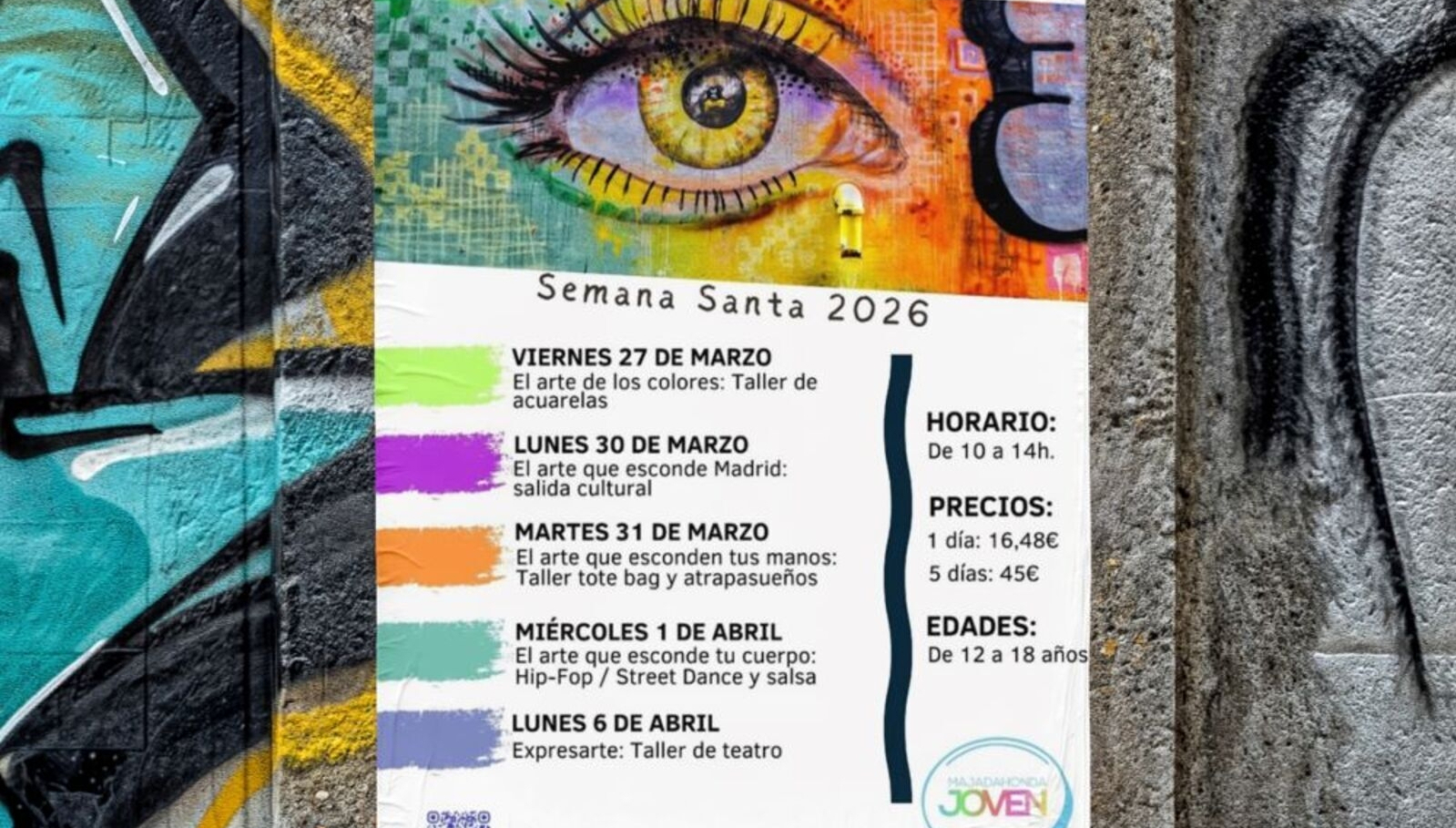 Arte, baile y creatividad: así será la Semana Santa joven en Majadahonda