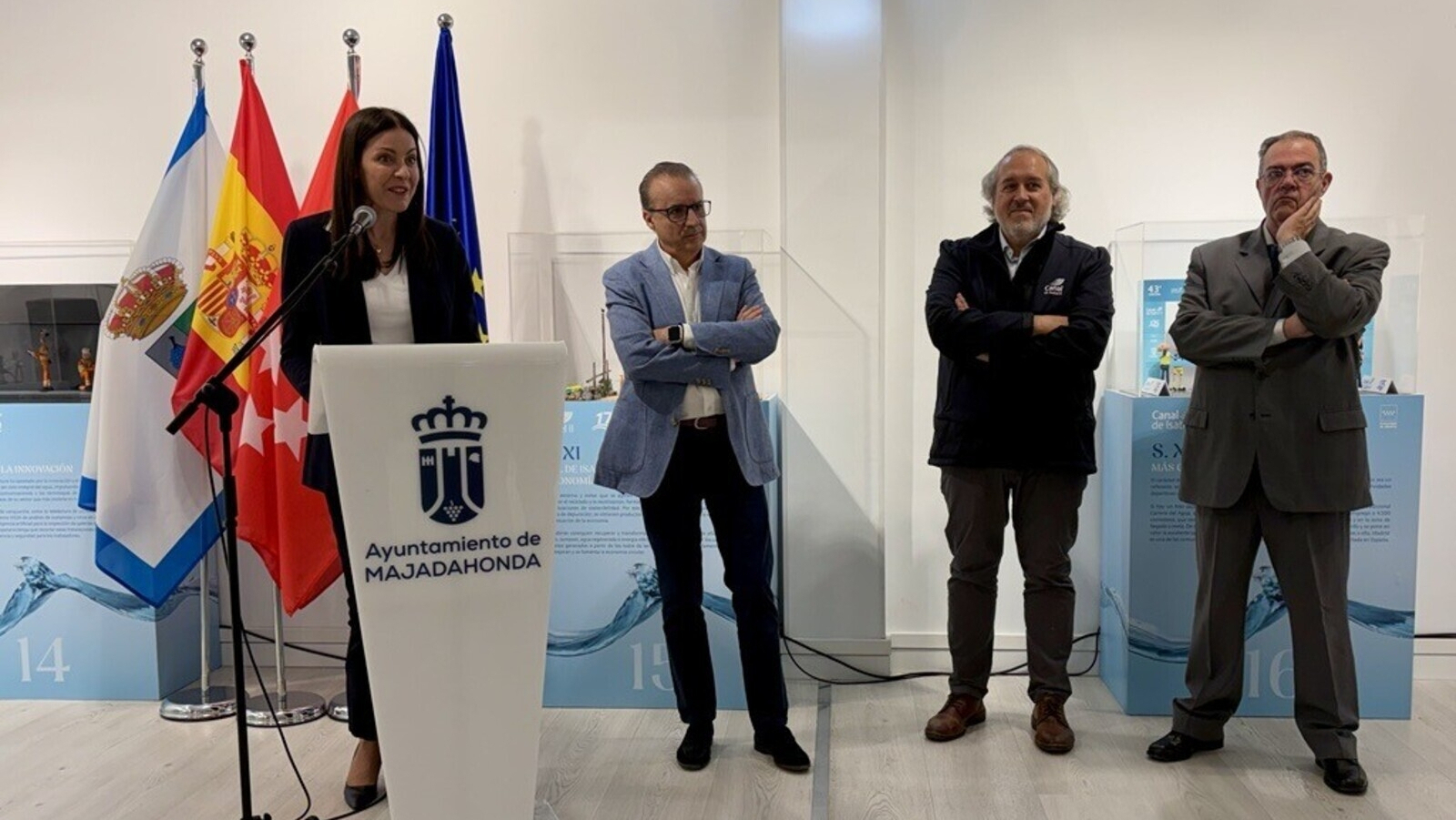 Majadahonda acoge “Un río vertical”, una exposición en plastilina que recorre 175 años de historia del agua en Madrid