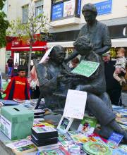 mas-de-mil-libros-viajeros-recorren-majadahonda-en-una-jornada-por-la-escuela-publica