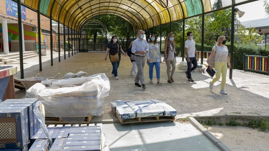 Las obras en los colegios de Majadahonda avanzan durante el periodo estival