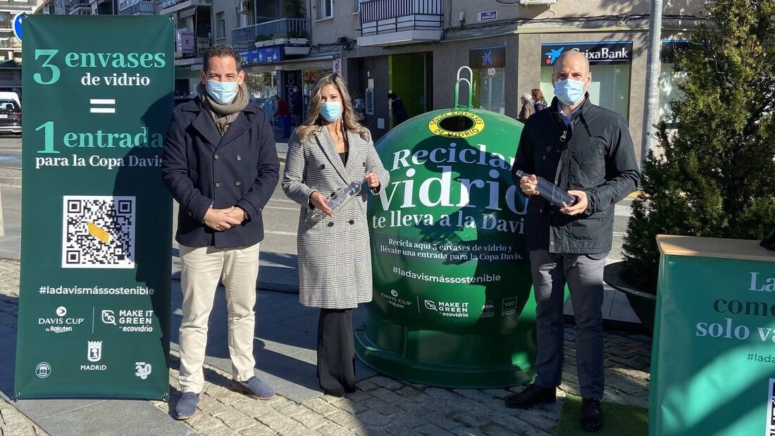 Los vecinos de Majadahonda podrán ganar entradas para la Copa Davis gracias a Ecovidrio