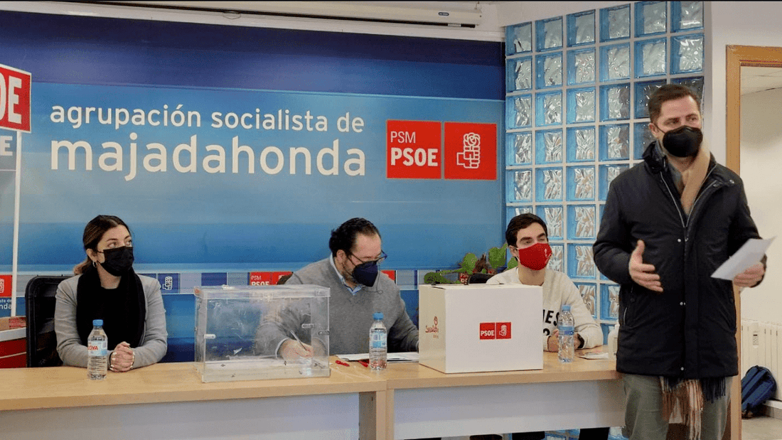 Borja Cabezón reelegido como Secretario General de los socialistas de Majadahonda