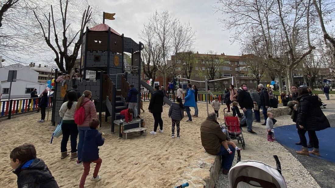 Nueva zona infantil en el Parque La Laguna Vieja de Majadahonda