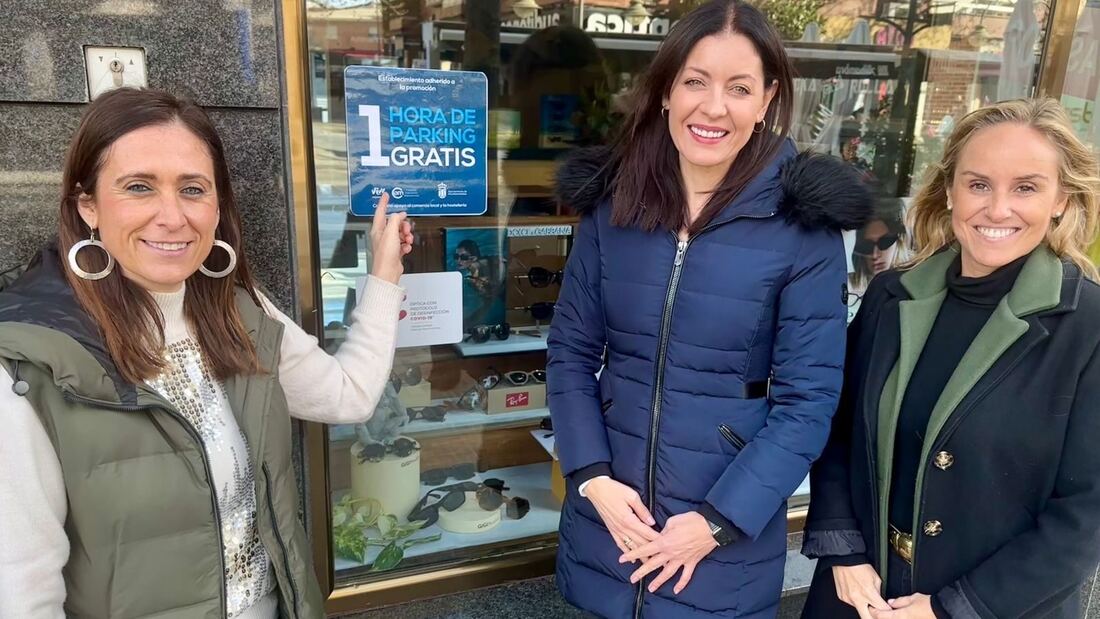 Una hora de estacionamiento gratuito para impulsar el comercio local de Majadahonda