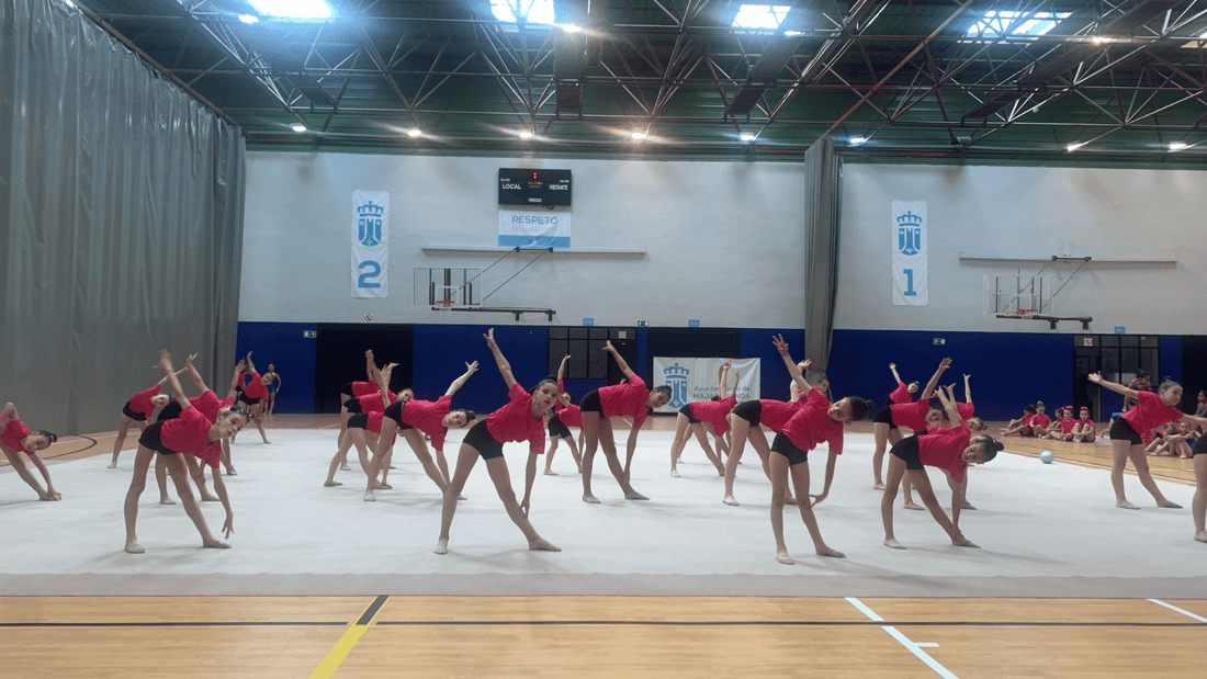 La exhibición de Fin de Curso del Club de Gimnasia Rítmica Majadahonda