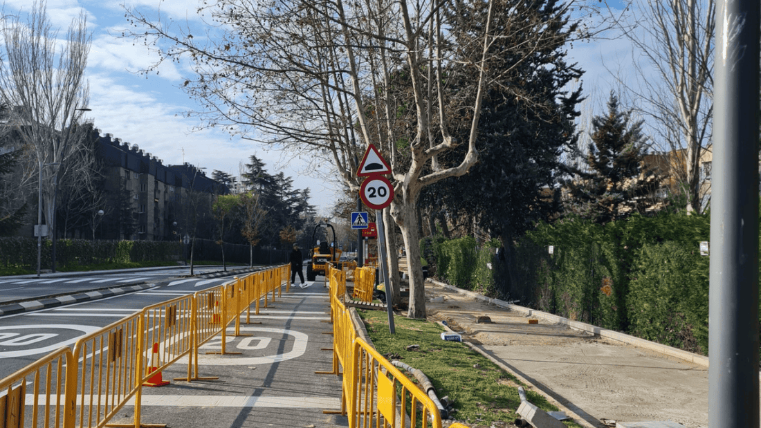 El Ayuntamiento de Majadahonda mejora la Avenida de los Reyes Católicos