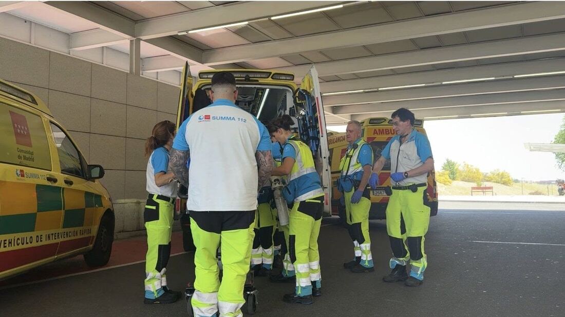 Un trabajador queda crítico tras caer desde 15 metros en Majadahonda